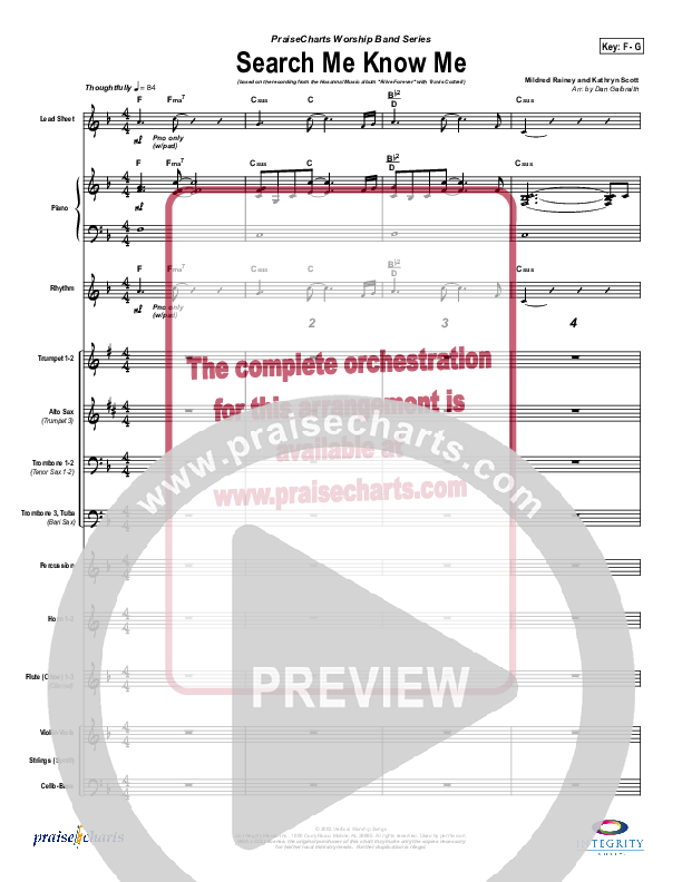 Search Me Know Me Orchestration (Travis Cottrell)