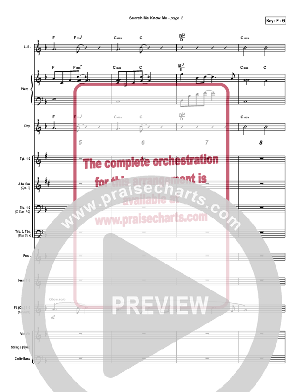 Search Me Know Me Conductor's Score (Travis Cottrell)