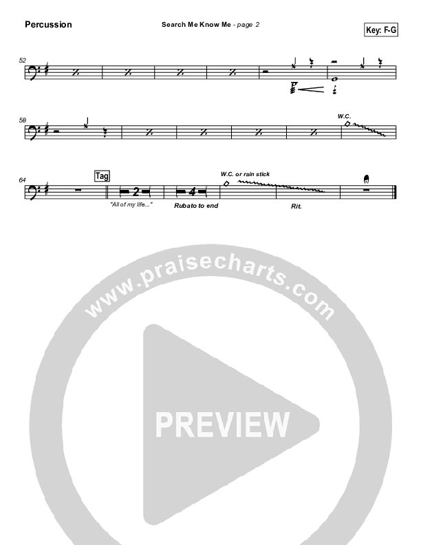 Search Me Know Me Percussion (Travis Cottrell)