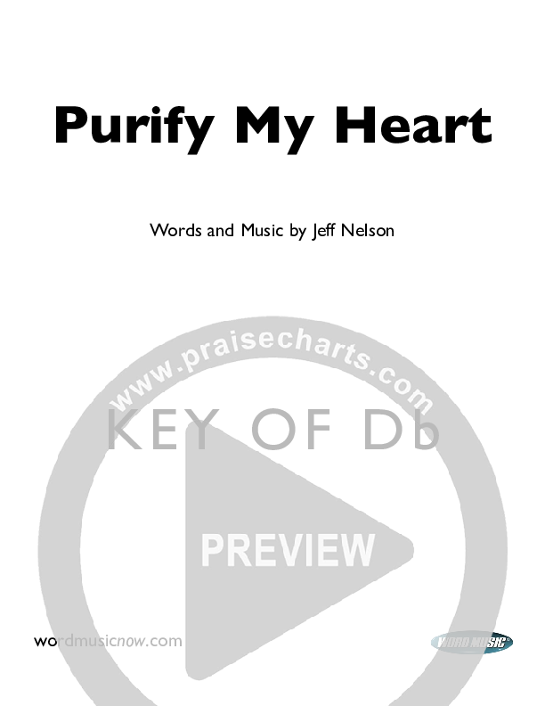 Purify My Heart Orchestration (Jeff Nelson)
