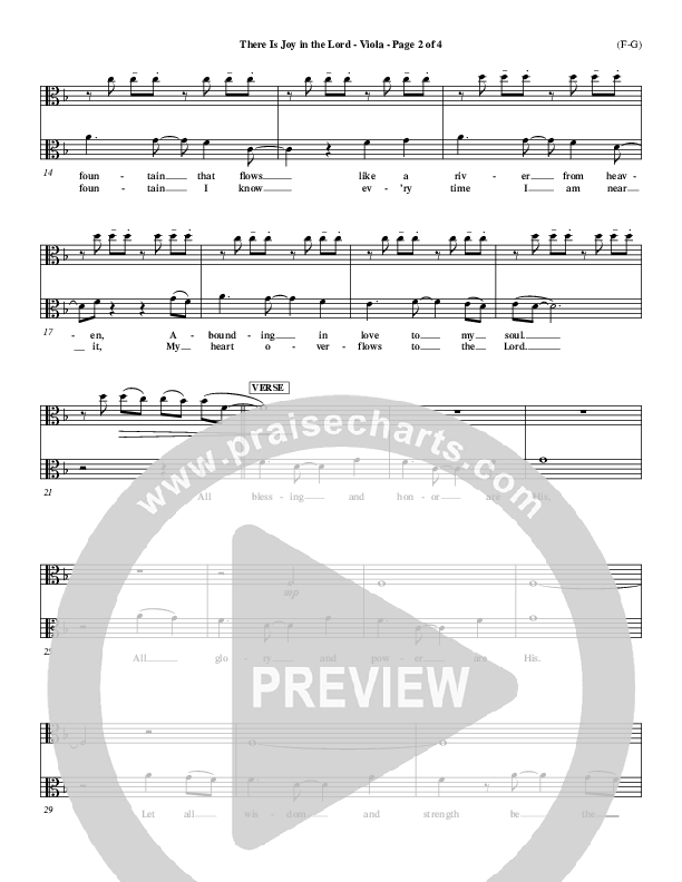 There Is Joy In The Lord Viola (Cheri Keaggy)