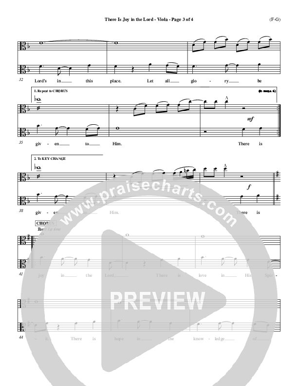 There Is Joy In The Lord Viola (Cheri Keaggy)