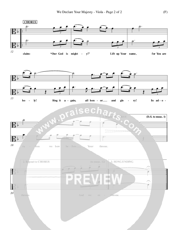 We Declare Your Majesty Viola (Malcolm du Plessis)