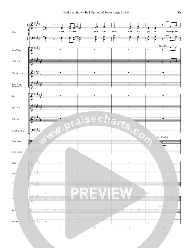 White As Snow Conductor's Score (Leon Olguin)