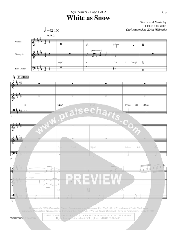 White As Snow Synth (Leon Olguin)