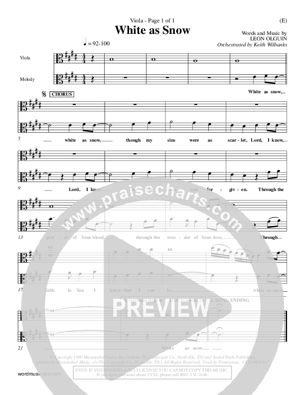 White As Snow Viola (Leon Olguin)