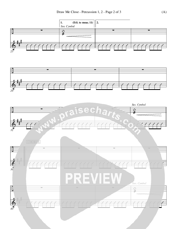 Draw Me Close Percussion 1/2 (Kelly Carpenter)