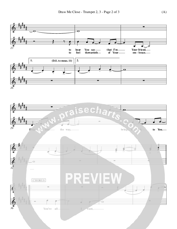 Draw Me Close Trumpet 2/3 (Kelly Carpenter)