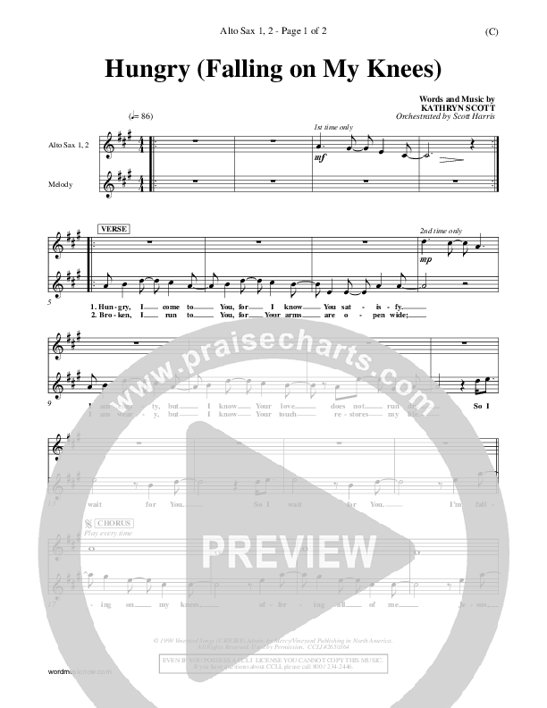 Hungry Alto Sax 1/2 (Kathryn Scott)