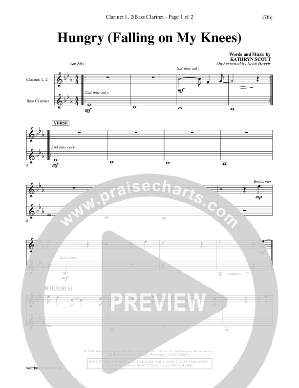 Hungry Clarinet 1/2 (Kathryn Scott)