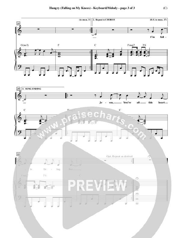 Hungry Piano/Vocal (Kathryn Scott)