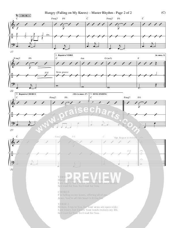 Hungry Rhythm Chart (Kathryn Scott)