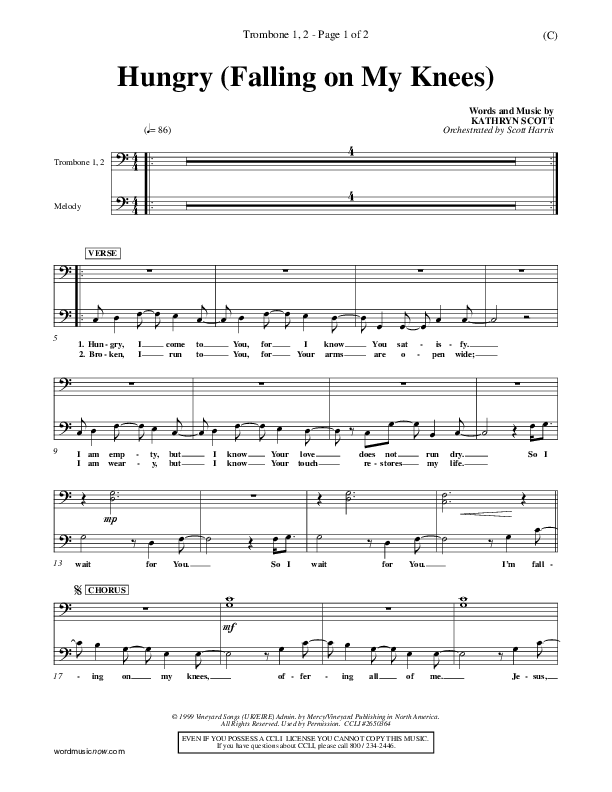 Hungry Trombone 1/2 (Kathryn Scott)