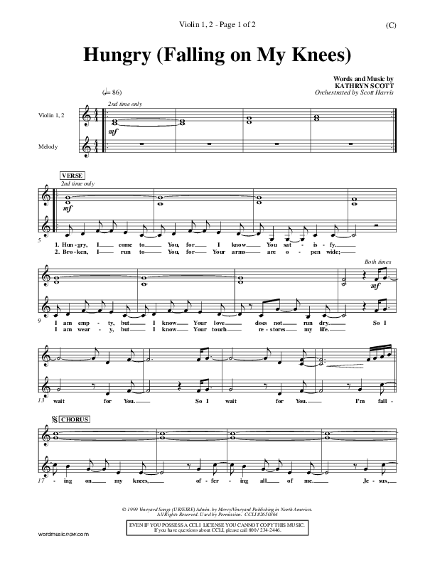 Hungry Violin 1/2 (Kathryn Scott)