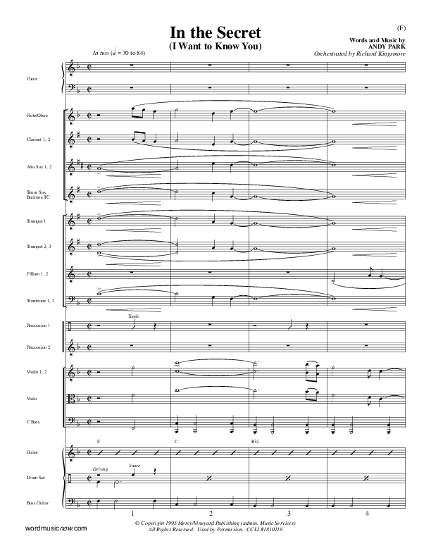 In The Secret Conductor's Score (Andy Park)
