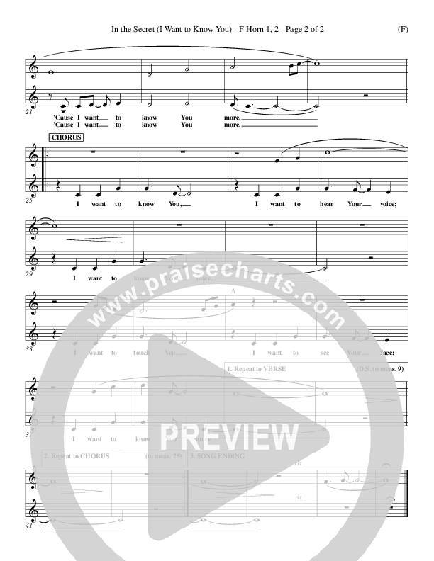 In The Secret French Horn 1/2 (Andy Park)