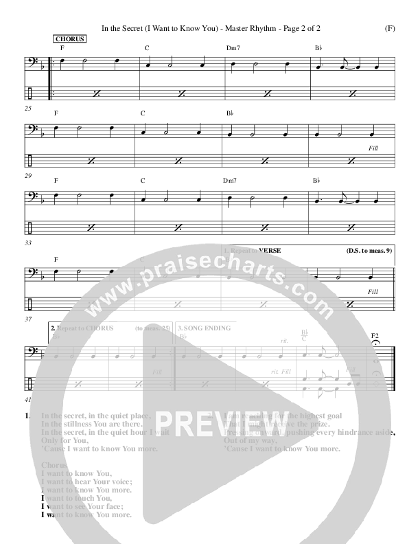 In The Secret Rhythm Chart (Andy Park)