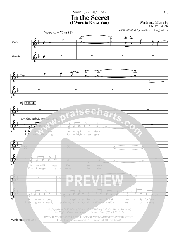 In The Secret Violin 1/2 (Andy Park)