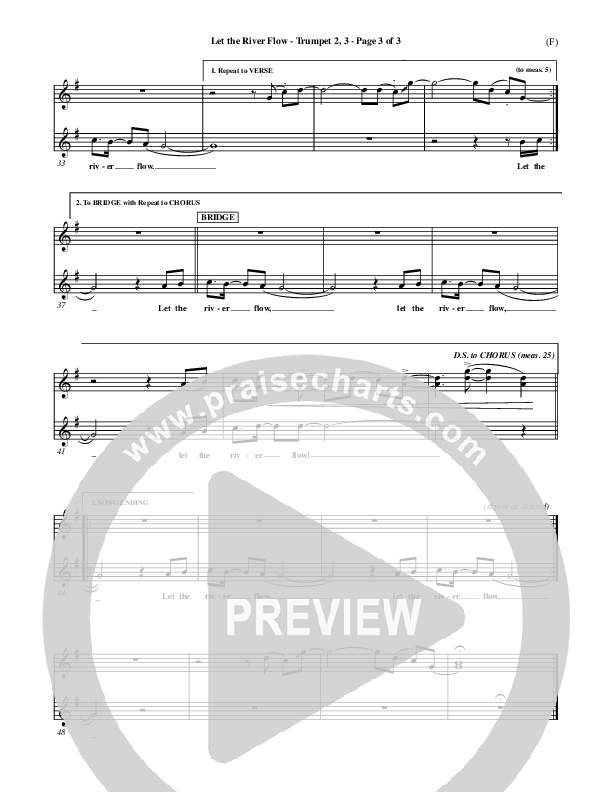 Let The River Flow Trumpet 1,2 (Darrell Evans)