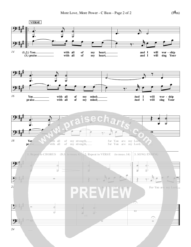 More Love More Power Contrabass (Jude Del Hierro)