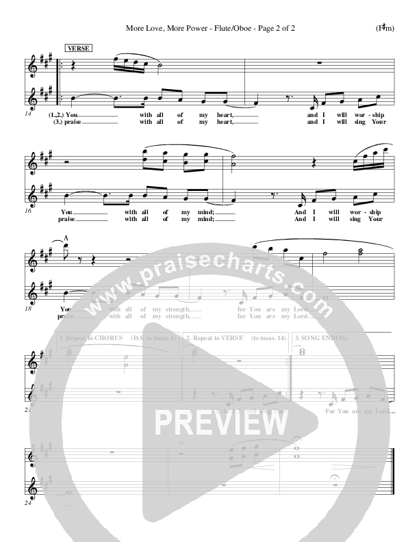 More Love More Power Flute/Oboe (Jude Del Hierro)