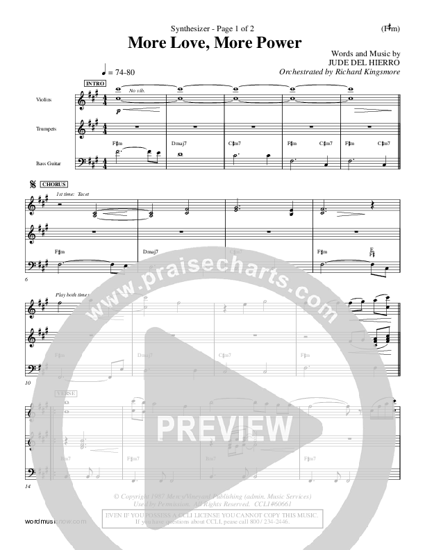 More Love More Power Synth (Jude Del Hierro)