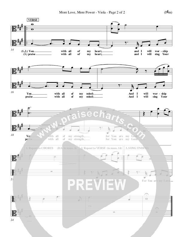 More Love More Power Viola (Jude Del Hierro)