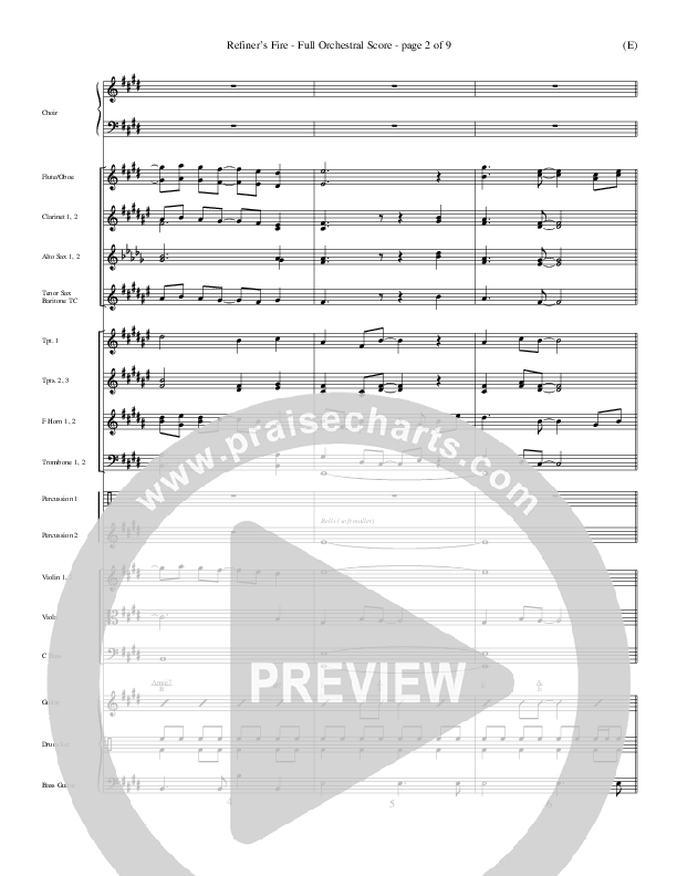 Refiner's Fire Conductor's Score (Brian Doerksen)