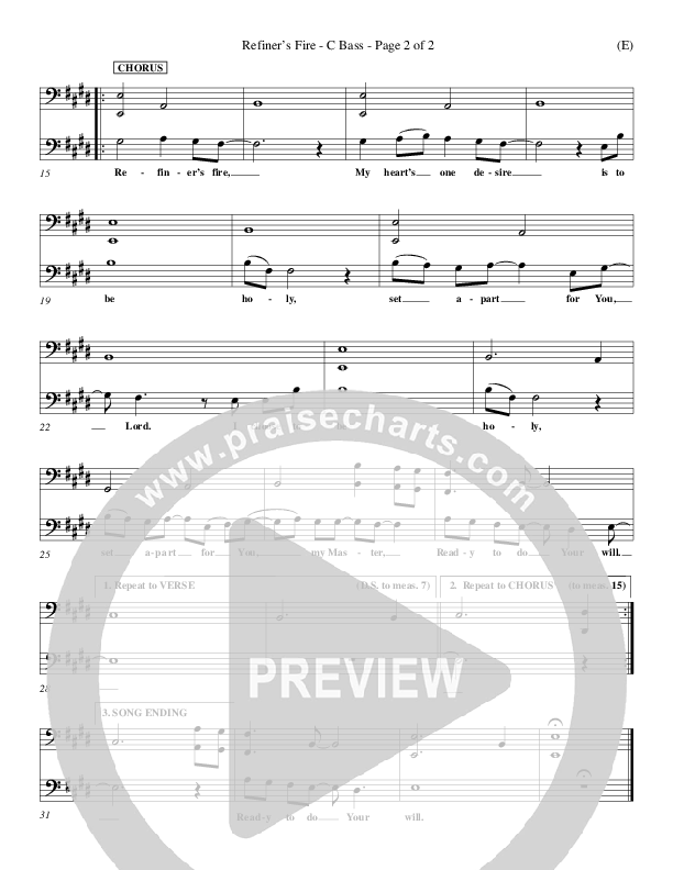 Refiner's Fire Contrabass (Brian Doerksen)