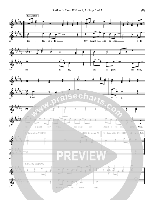 Refiner's Fire French Horn 1/2 (Brian Doerksen)