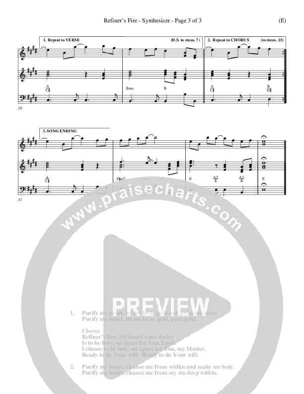 Refiner's Fire Synth (Brian Doerksen)