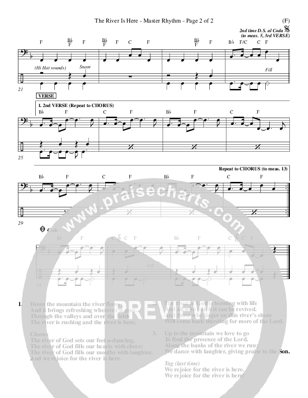 The River Is Here Piano Sheet (Andy Park)