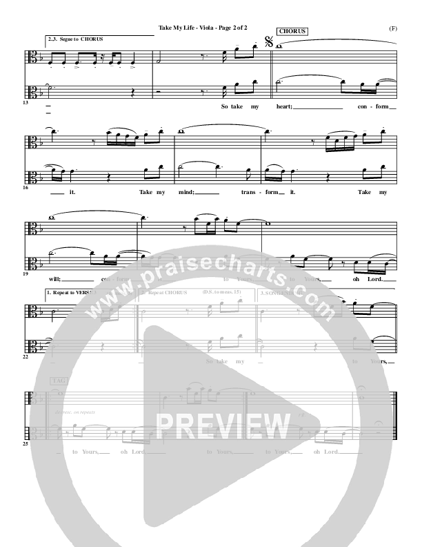 Take My Life Viola (Scott Underwood)