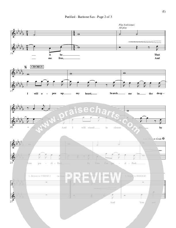 Purified Bari Sax (Michael W. Smith)