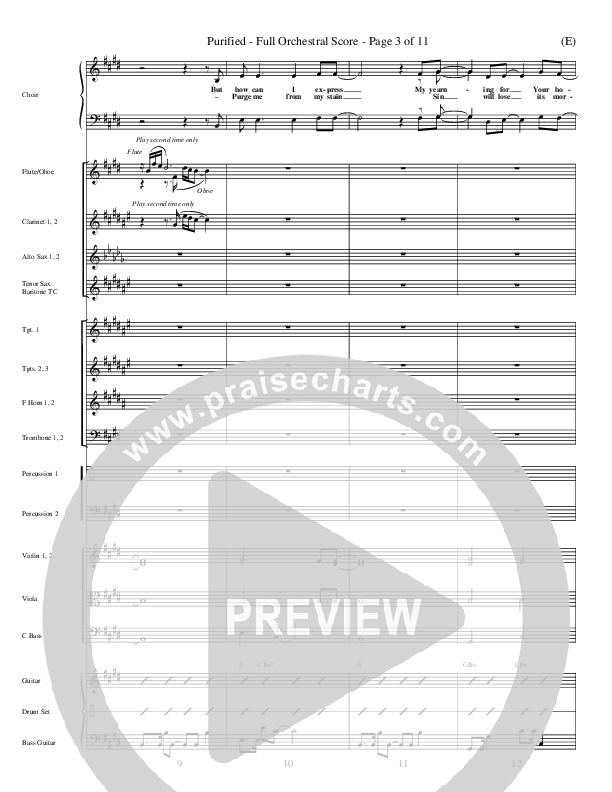 Purified Conductor's Score (Michael W. Smith)