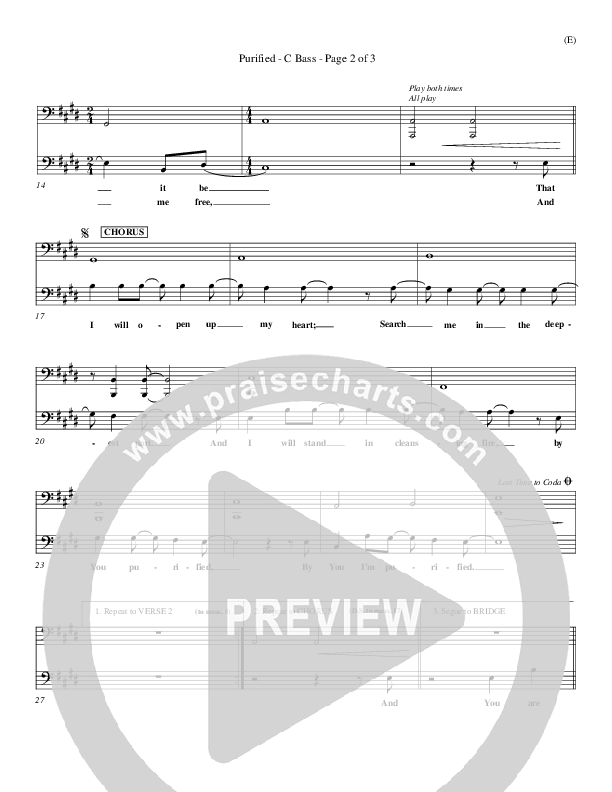 Purified Contrabass (Michael W. Smith)