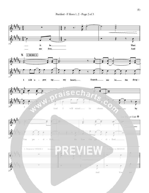 Purified French Horn 1/2 (Michael W. Smith)