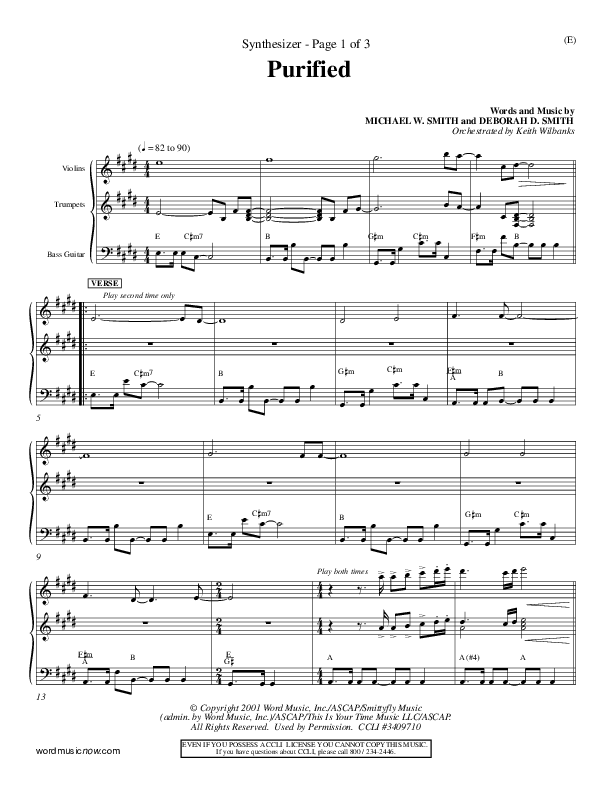 Purified Synth (Michael W. Smith)