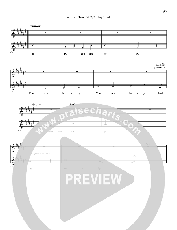 Purified Trumpet 2/3 (Michael W. Smith)