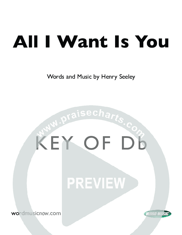 All I Want Is You Orchestration (Henry Seeley)