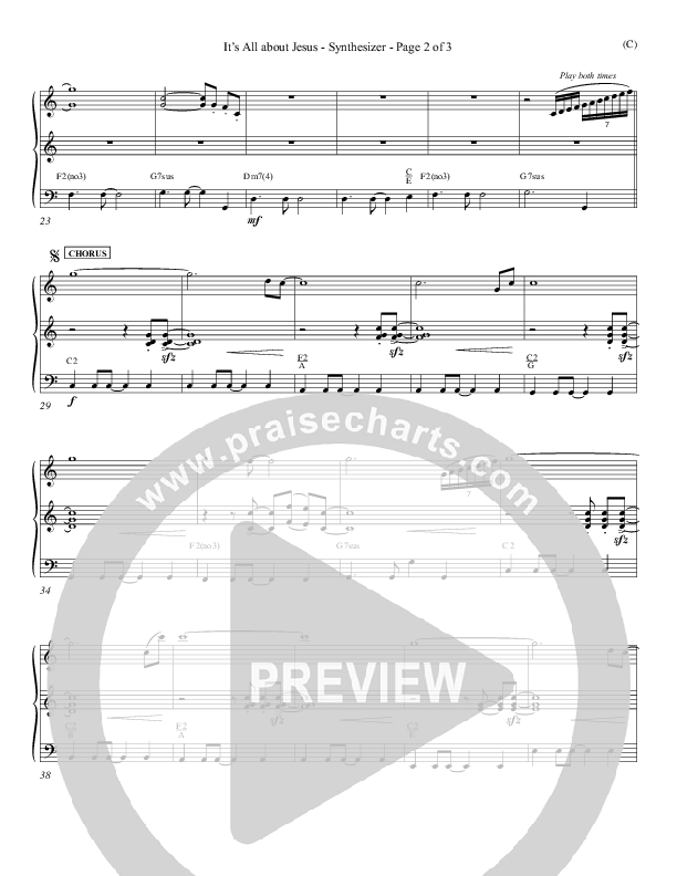 It's All About Jesus Synth (Henry Seeley)