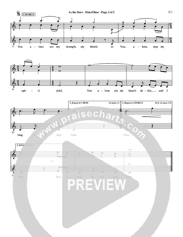 As The Deer Flute/Oboe (Martin Nystrom)