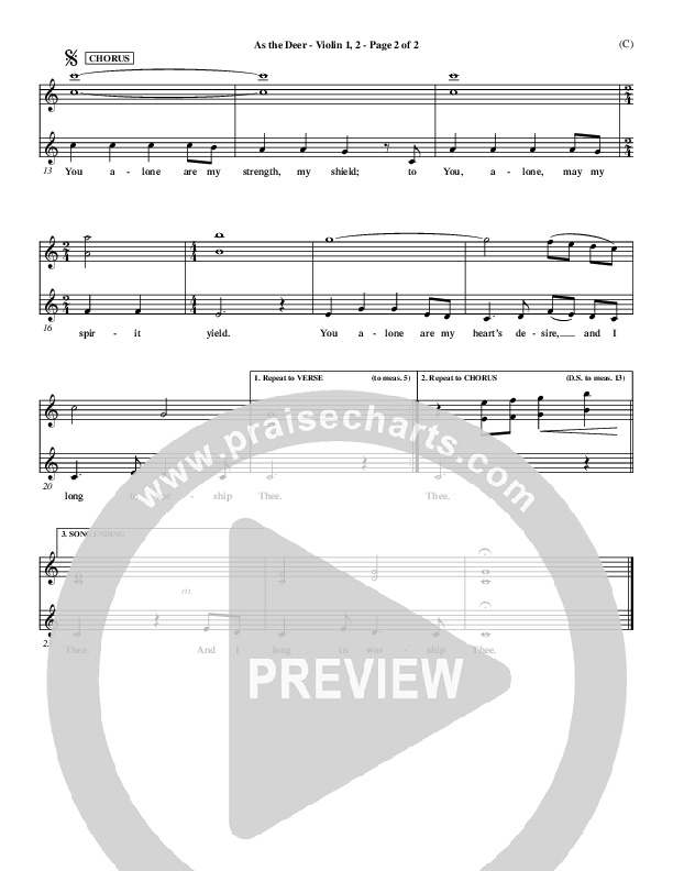 As The Deer Violin 1/2 (Martin Nystrom)