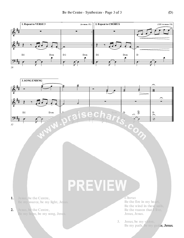 Be The Centre Synth (Michael Frye)