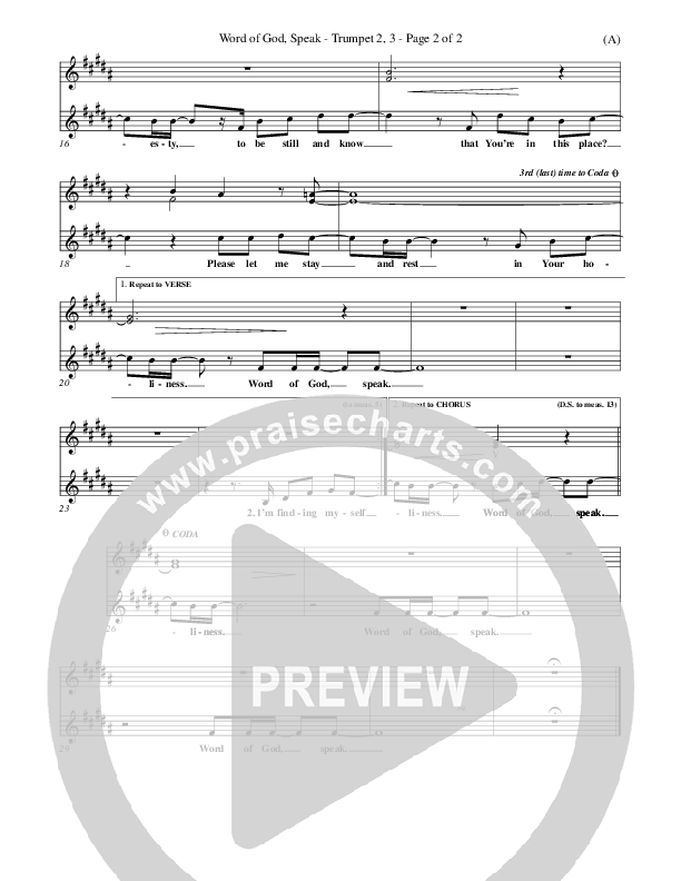 Word Of God Speak Trumpet 2/3 (Bart Millard)