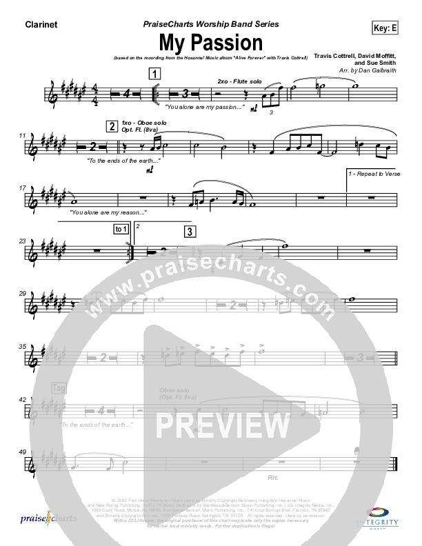 My Passion Clarinet (Travis Cottrell)