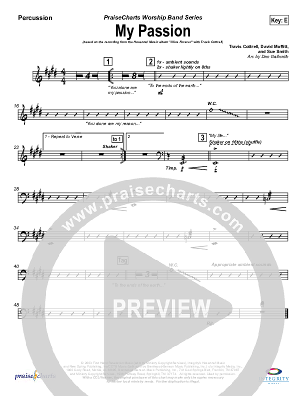 My Passion Percussion (Travis Cottrell)