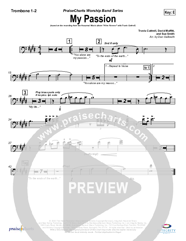 My Passion Trombone 1/2 (Travis Cottrell)