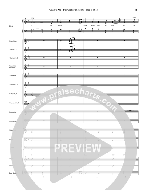 Good To Me Conductor's Score (Craig Musseau)