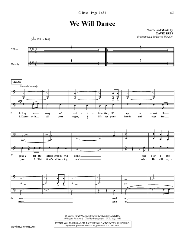 We Will Dance Contrabass (David Ruis)